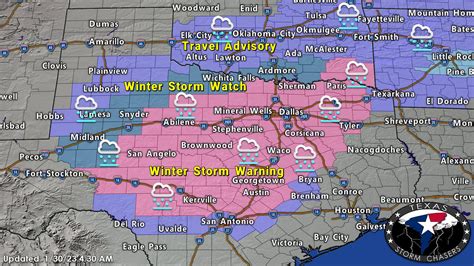 Major Texas Winter Storm Today-Wednesday (Texas Weather Roundup 1/30/2023)