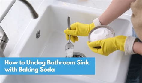 How To Unclog Bathroom Sink With Baking Soda And Vinegar