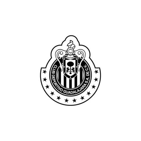 Chivas Rayadas (blanco y negro) Logo Vector - VectorSeek | Chivas ...