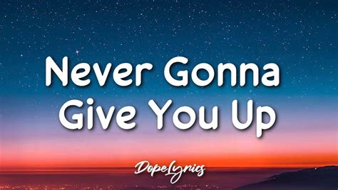 Never Gonna Give You Up Wallpapers - Top Free Never Gonna Give You Up ...