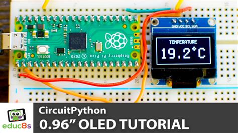 Raspberry Pi Pico With I2C Oled Display And CircuitPython, 52% OFF