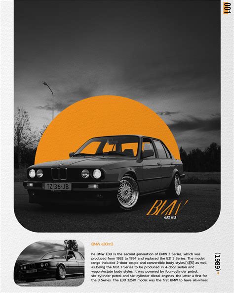 BMW Poster on Behance