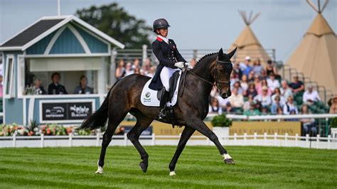 Burghley Horse Trials dressage: Ros Canter storms into lead