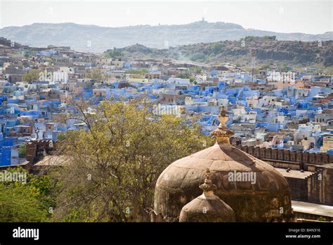 View of Jodhpur, known as the Blue City, from Mehrangarh Fort, Jodhpur ...