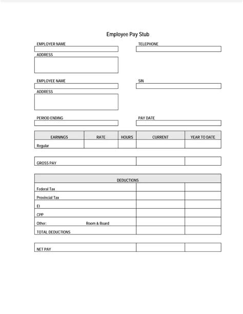 Fillable Pay Stub ≡ Fill Out Printable PDF Forms Online