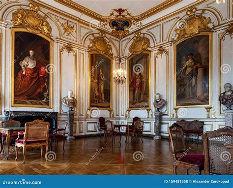 Beautiful Luxury Interior of Rohan Palace in Strasbourg, Royal Museum ...