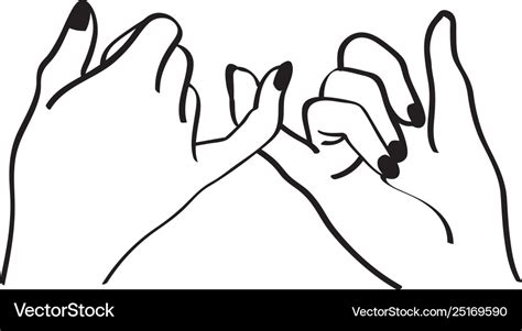 Pinky Promise Svg, Pinky Promise Cut File, Couple Hands Svg, Friendship ...