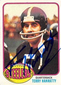 Terry Hanratty autographed Football Card (Pittsburgh Steelers) 1976 ...