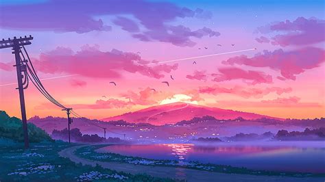 Landscape Pixel Art , Artist , , and Background, Pixel Sunset HD ...