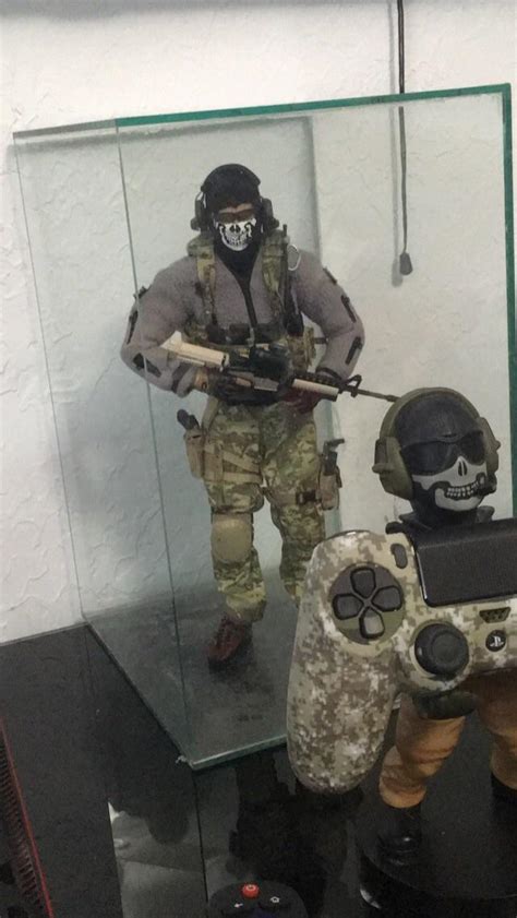 My 1:6 scale Simon ‘Ghost’ Riley figure I made. : r/MW2