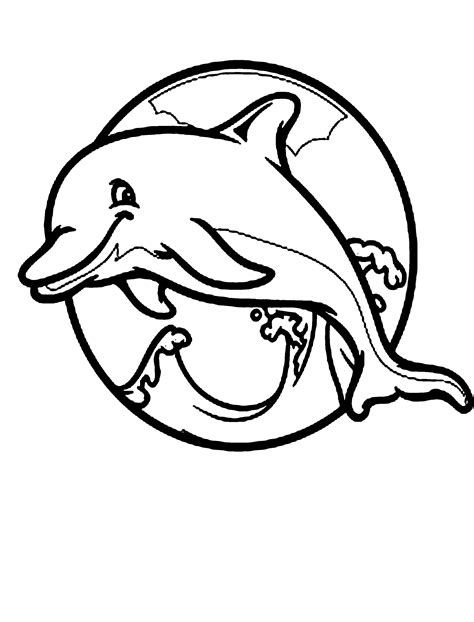 Cute Dolphin Coloring Pages: | Clipart Panda - Free Clipart Images