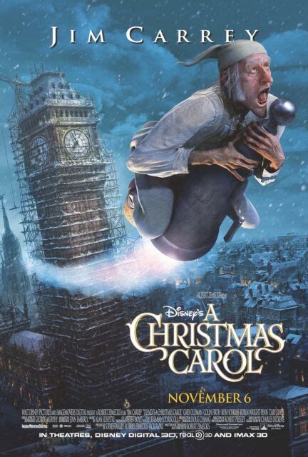 A Christmas Carol movie poster (b) : 11 x 17 inches - Jim Carrey poster ...