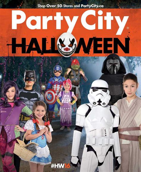 Party City Halloween 2016 Flyer September 8 to October 31