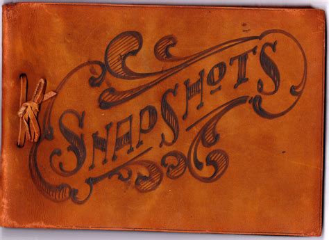 Front cover of a snapshot album | Album, Journal, Cover