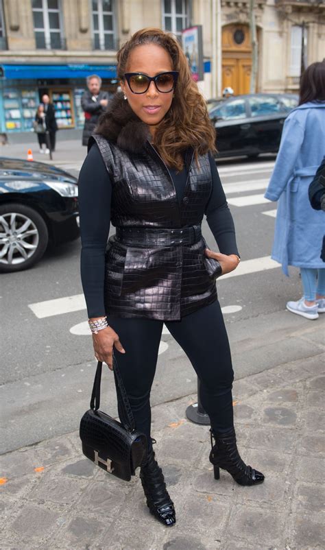 Marjorie Harvey - Arrivals at the John Galliano Fashion Show in Paris 3/6/2016