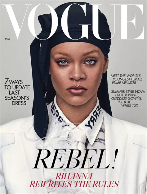 Rihanna Covers Vogue UK Magazine May 2020