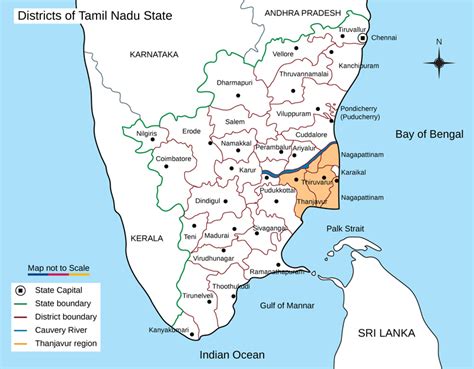 Tamil Nadu River Map - Learn Tamil: About Tamil / Ideal river view ...