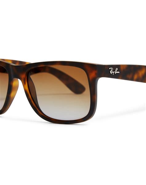 Kjøp Ray-Ban Polarized Justin Sunglasses Large RB4165 865/T5 Tortoise Shell