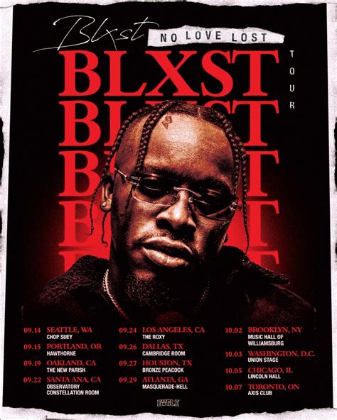 Blxst Announces 'No Love Lost' Tour | HipHop-N-More