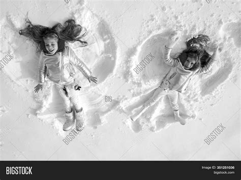 Snow Angels Made By Image & Photo (Free Trial) | Bigstock