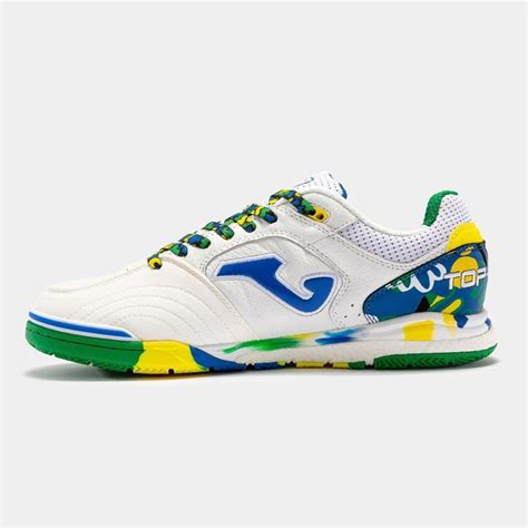 TENIS DE FUTSAL JOMA TOP FLEX REBOUND FERRÃO 2253 - Branco | Netshoes