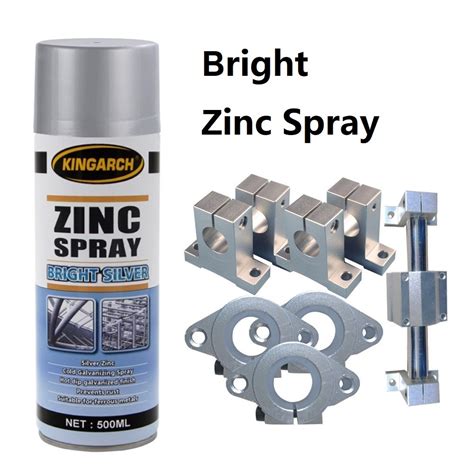 Galvanizing Spray Bright Zinc Coating Aerosol Paint for Metal and Steel - China Spray Paint and ...