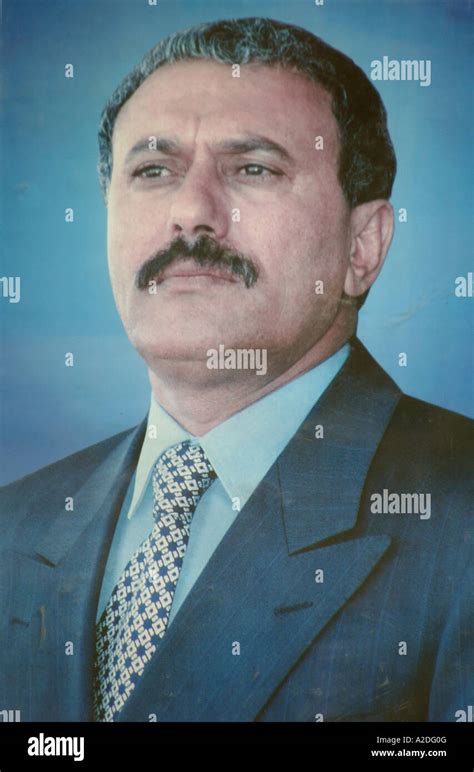 Ali Abdullah Saleh President Yemen Stock Photo - Alamy