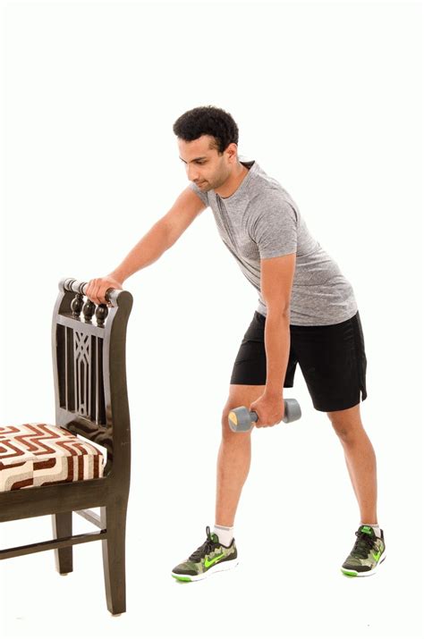 Shoulder Pendulum Forward-Backward with Dumbbell - Vissco Healthcare Private Limited.