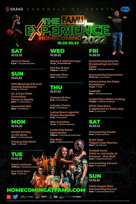 FAMU Homecoming 2022 “The Experience” Kicks Off This Weekend