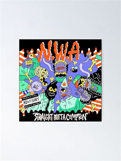 "Straight Outta Compton Album Cover" Poster for Sale by RollandstewarD ...