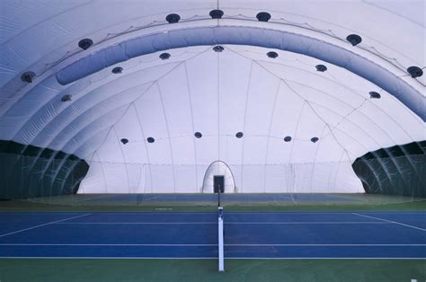 Air dome for tennis court - Canobbio Textile Engineering