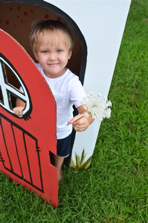 DIY: Cardboard Box Playhouse - Project Nursery