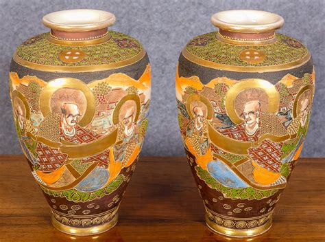 Antiques Atlas - Pair Of Satsuma Vases