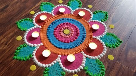 Diwali Flower Rangoli Designs | Best Flower Site