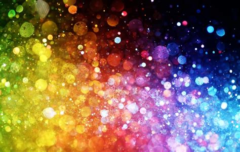 Wallpaper lights, lights, background, colors, abstract, rainbow ...