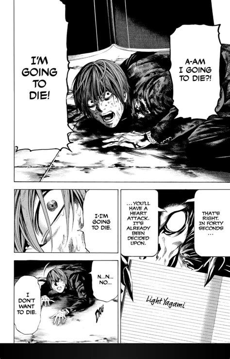 Death Note Light Dies Manga