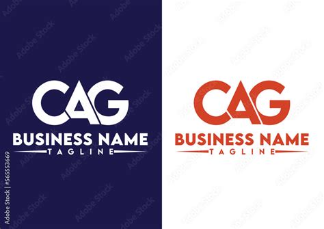 Letter CAG logo design vector template, CAG logo Stock Vector | Adobe Stock