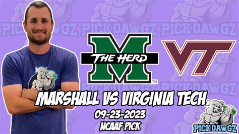 Marshall vs Virginia Tech 9/23/23 Free College Football Picks and Predictions Week 4 | NCAAF ...