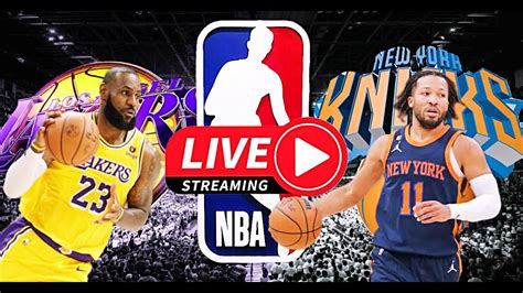 **LIVE** Los Angeles Lakers VS New York Knicks NBA Basketball Game ...