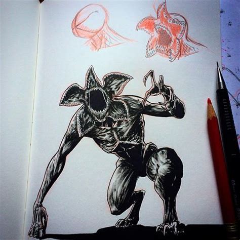 Risultati immagini per Demogorgon drawing | Stranger things art, Stranger things monster ...