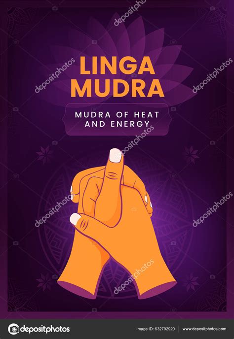 Linga Mudra Hand Gesture Vector Illustration Stock Vector Image by ©bonkersart #632792920