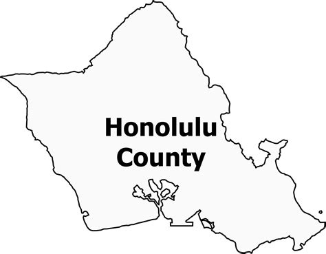 Hawaii County Map - GIS Geography