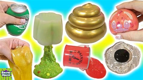 Cutting Open Golden Squishy ! Can I Make Slime From a Squishy!? Doctor Squish - YouTube