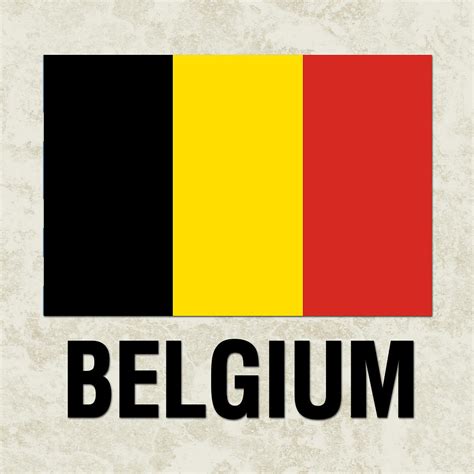 Parchment Flag BELGIUM Painting by Elaine Plesser - Pixels