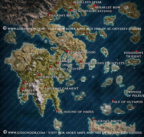 Assassin's Creed Odyssey Legendary Chest Map Locations #videogamememes | Assassins creed ...