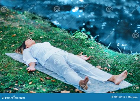 Corpse Position, Savasana, Meditation Stock Image - Image of people, concentration: 239167919