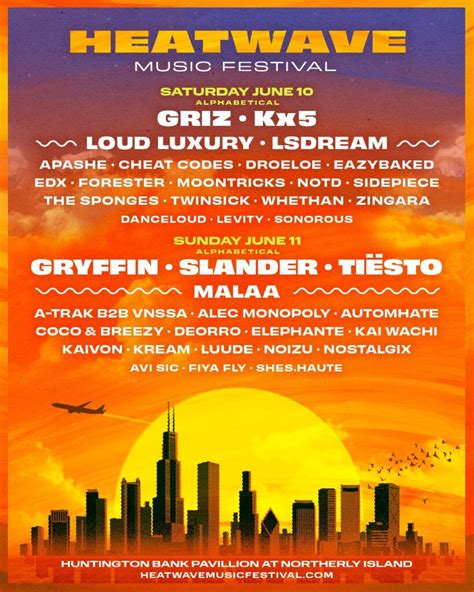 Heatwave 2023 Full Lineup is Here! - Heatwave