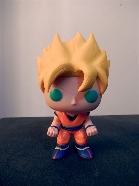 Goku SSJ - Funko Pop Biscuit, Dragon Ball Art Goku, Pop Games, Mario ...