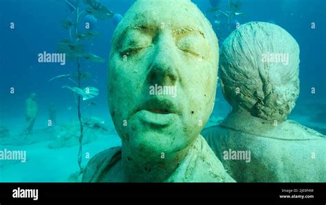 Mediterranean Sea, Cyprus. 24th June, 2022. Museum of Underwater Sculpture Ayia Napa (MUSAN ...