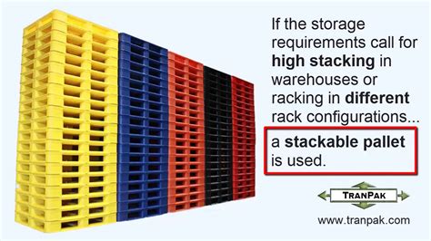 What is a Stackable Pallet? And Rackable Plastic Pallets? - YouTube